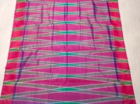 SKU0983 | Indian Soft Bishnupuri Katan Silk Saree | Batik Saree | Premium Quality - Dry Wash Only, Yes