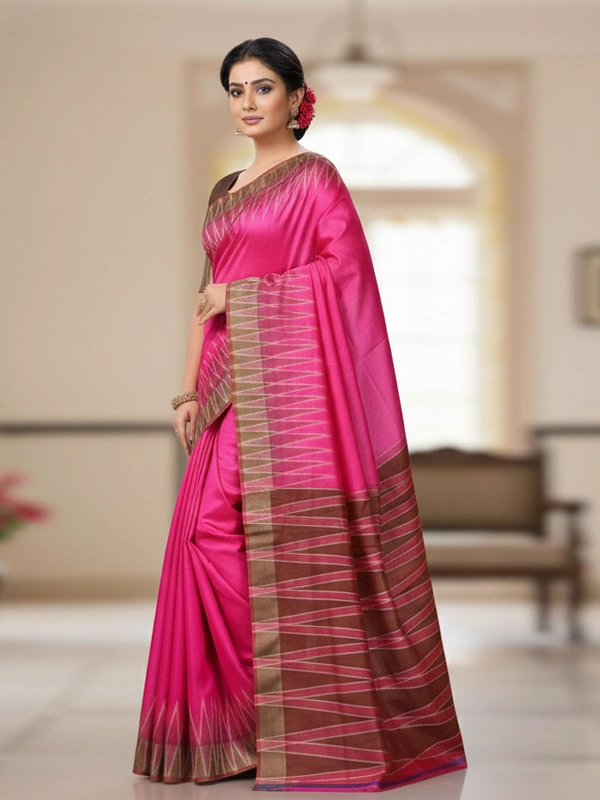 SKU0986 | Indian Soft Bishnupuri Katan Silk Saree | Batik Saree | Premium Quality - Dry Wash Only, Yes