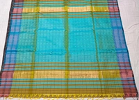 SKU0971 | Indian Soft Bishnupuri Katan Silk Saree | All body Dot Design | Premium Quality - Dry Wash Only, Yes