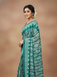SKU1149 : Mulmul Cotton Saree, Lightweight saree - Hand Wash, No