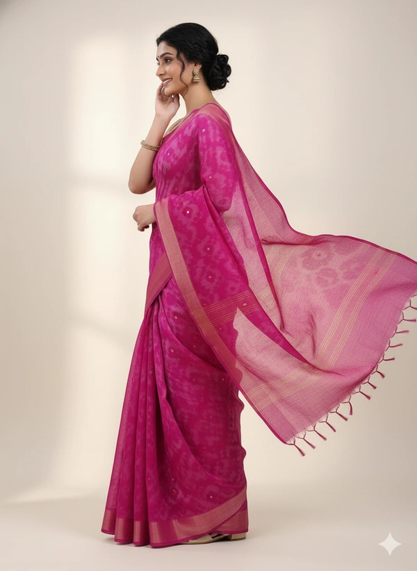  SKU1183 : Elegant Dhakai Jamdani - Hand Wash, No