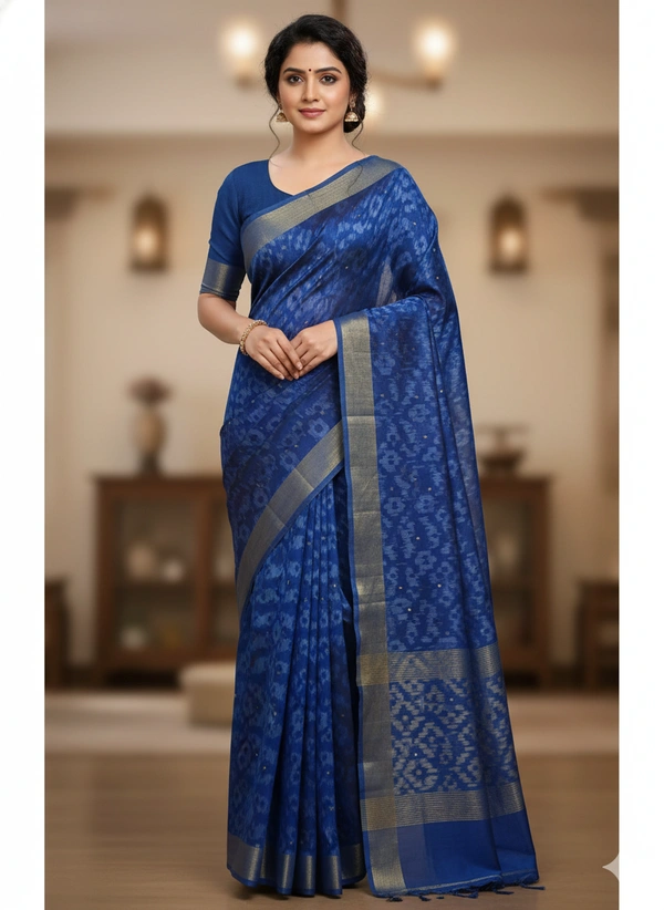 SKU1186 : Elegant Dhakai Jamdani - Hand Wash, No