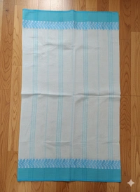 SKU1196 : Pure Khadi Cotton Saree – Handwoven, Lightweight & Breathable Fabric - Hand Wash, No