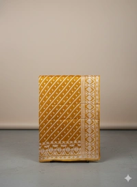 SKU1269 : Elegant Cotton Blend Jamdani Saree | Dhakai Jamdani - Hand Wash, Yes