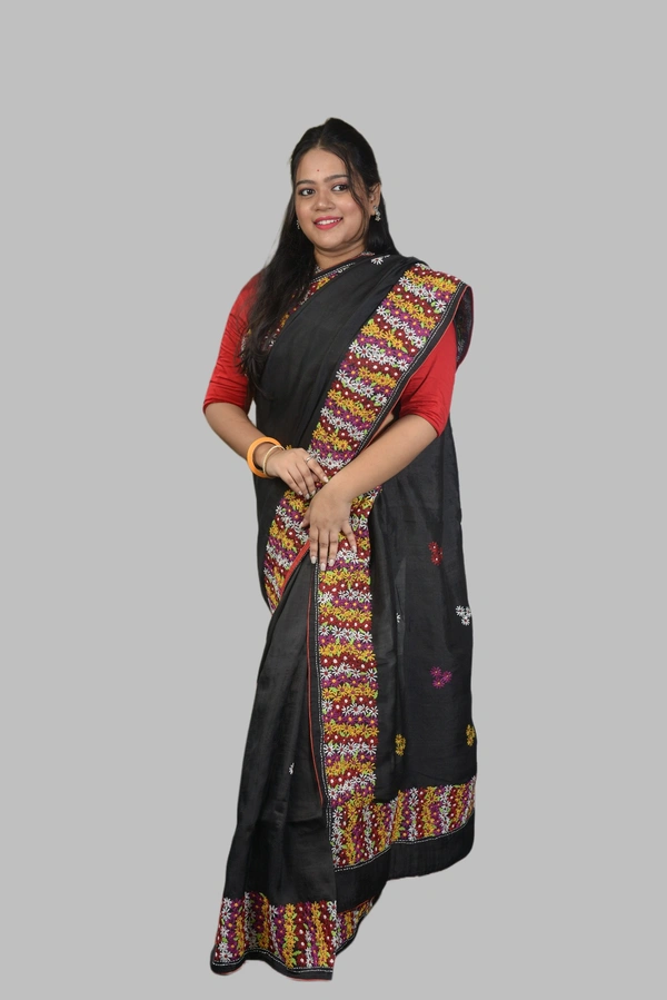 SKU-0728 : Elegant Pure Tussar Silk Saree – Handwoven Traditional Wear  pure tusser - Dry Wash, Yes