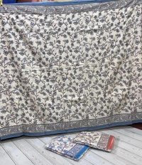 SKU0796 : Premium Mulmul Cotton Fabric | Lightweight, Soft & Breathable Cloth for Summer Wear - Soft Wash, No