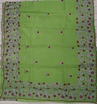 SKU1132 : Resham Check Saree – Gorgeous, Lightweight & Breathable Fabric - Dry Wash, No