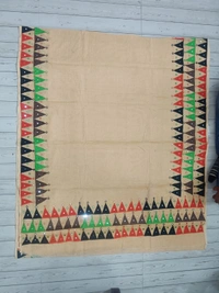 SKU1135 : Dhanekhali Tant Saree – Handwoven, Lightweight & Breathable Fabric - Hand Wash, Yes