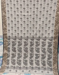  SKU1191 : Pure Khadi Cotton Saree – Handwoven, Lightweight & Breathable Fabric - Hand Wash, Yes