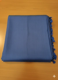SKU1223 : Pure Khadi Cotton Saree – Handwoven, Lightweight & Breathable Fabric - Hand Wash, Yes