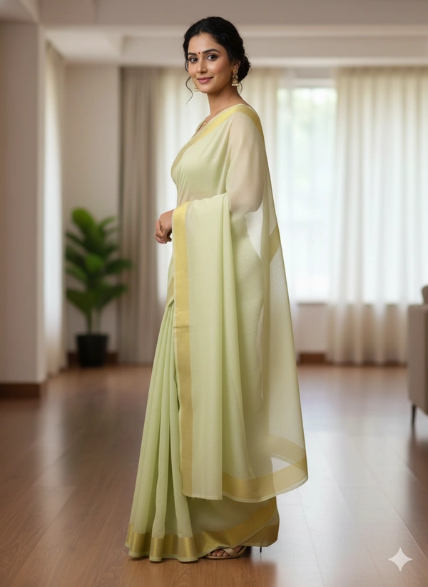 SKU1226 : Pure Khadi Cotton Saree – Handwoven, Lightweight & Breathable Fabric - Hand Wash, Yes