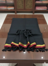 SKU1248 : Pure Khadi Cotton Saree – Handwoven, Lightweight & Breathable Fabric - Hand Wash, Yes