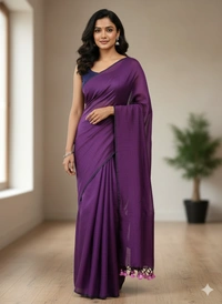SKU1215 : Pure Khadi Cotton Saree – Handwoven, Lightweight & Breathable Fabric - Hand Wash, Yes