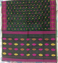 SKU1187 : Elegant Dhakai Jamdani | Meenakari Work - Hand Wash, Yes