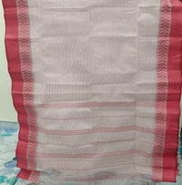 SKU1192 : Pure Khadi Cotton Saree – Handwoven, Lightweight & Breathable Fabric - Hand Wash, No