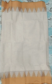 SKU1193 : Pure Khadi Cotton Saree – Handwoven, Lightweight & Breathable Fabric - Hand Wash, No