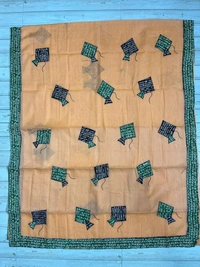 SKU0836 : Staple Cotton Saree – Machine Woven, Lightweight & Breathable Fabric - Hand Wash, Yes