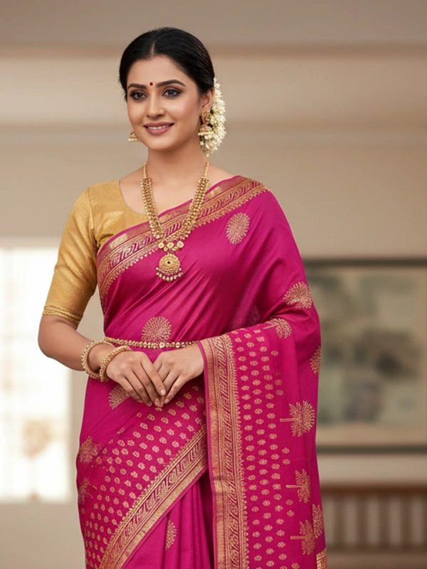 SKU0841 : tant Pure Handloom Cotton Saree – Handwoven, Lightweight & Breathable Fabric - Hand Wash, Yes