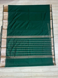 SKU0842 : Pure Handloom Cotton Saree – Handwoven, Lightweight & Breathable Fabric - Hand Wash, Yes