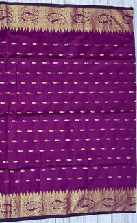 SKU-0818 : Elegant Handwoven Semi Silk Saree - Hand Wash, Yes