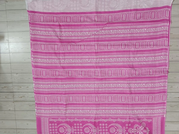 SKU0856 : Mulmul Cotton Saree, Lightweight saree - Hand Wash, No