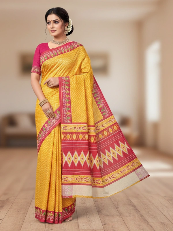 SKU0858 : Mulmul Cotton Saree, Lightweight saree - Hand Wash, No