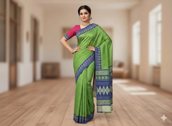 SKU0859 : Mulmul Cotton Saree, Lightweight saree - Hand Wash, No