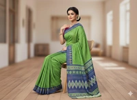 SKU0859 : Mulmul Cotton Saree, Lightweight saree - Hand Wash, No