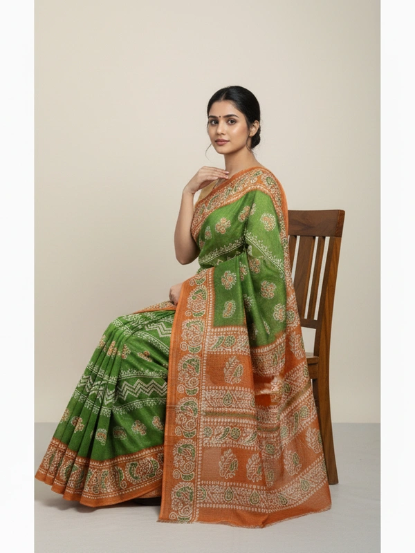 SKU0860 : Mulmul Cotton Saree, Lightweight saree - Hand Wash, No