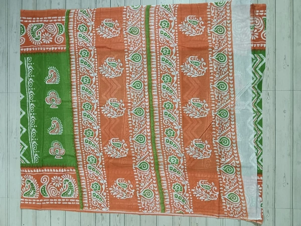 SKU0860 : Mulmul Cotton Saree, Lightweight saree - Hand Wash, No