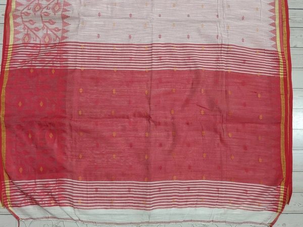 SKU0867 : Pure Handloom Cotton Saree – Handwoven, Lightweight & Breathable Fabric - Hand Wash, Yes