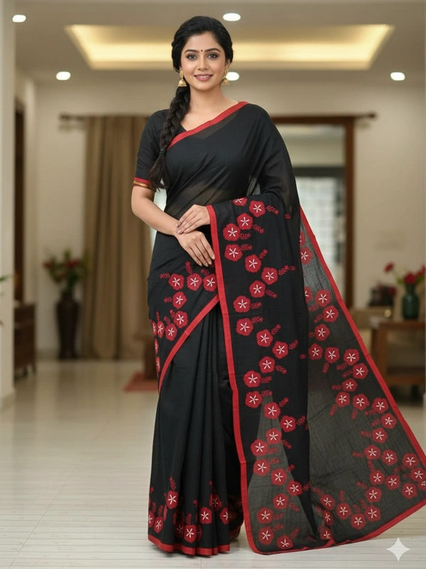 SKU0871 : Pure Cotton Saree – Bangladesi Tant ( Made in Bengal ). - Hand Wash, Yes