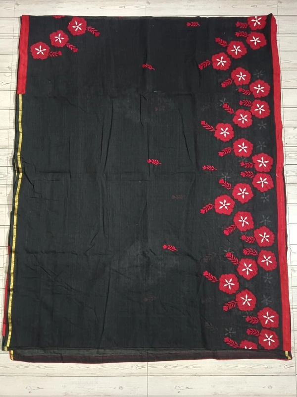 SKU0871 : Pure Cotton Saree – Bangladesi Tant ( Made in Bengal ). - Hand Wash, Yes