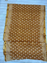 SKU0873 : Pure Chanderi Cotton – Traditional saree - Hand Wash, Yes