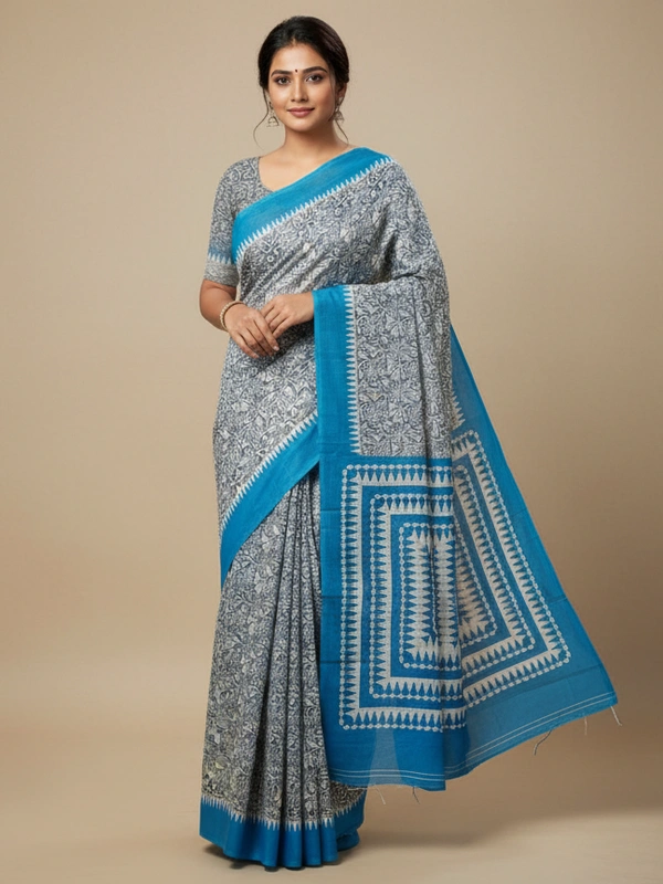 SKU0877 : Mulmul Cotton Saree, Lightweight saree - Hand Wash, No