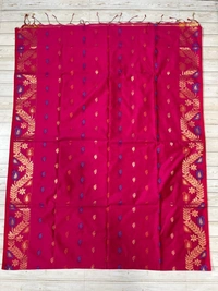 SKU-0822 : Elegant Handwoven Semi Silk Saree - Hand Wash, Yes