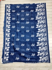 SKU0881 : Mulmul Supersoft Cotton Saree, Lightweight saree - Hand Wash, No