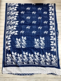 SKU0881 : Mulmul Supersoft Cotton Saree, Lightweight saree - Hand Wash, No