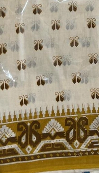 SKU0883 : Mulmul Cotton Saree, Lightweight saree - Hand Wash, No