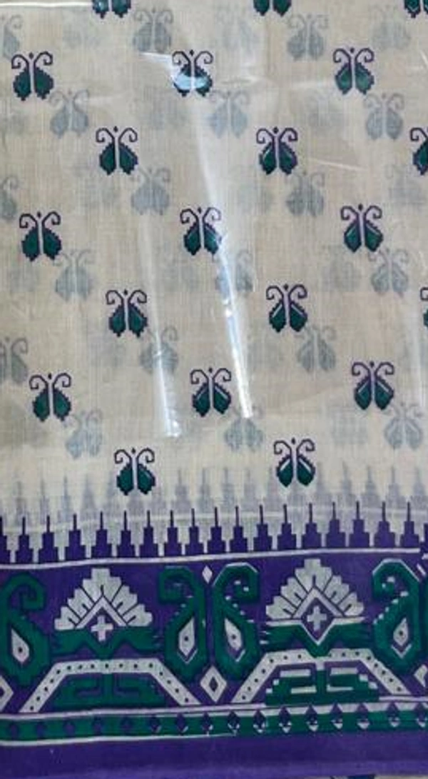 SKU0883 : Mulmul Cotton Saree, Lightweight saree - Hand Wash, No