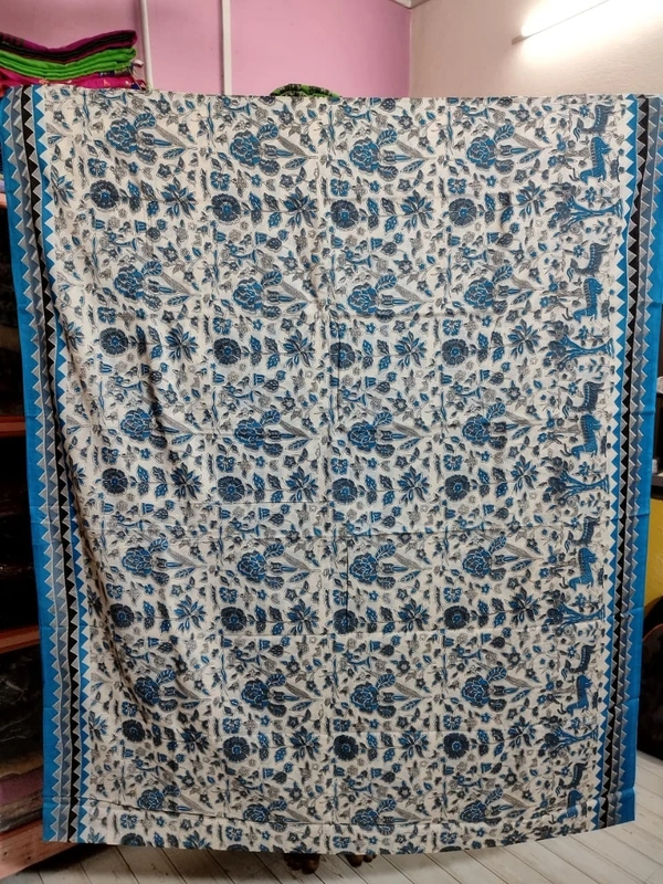 SKU0886 : Mulmul Cotton Saree, Lightweight saree - Hand Wash, No