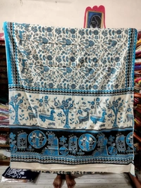 SKU0886 : Mulmul Cotton Saree, Lightweight saree - Hand Wash, No