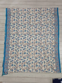 SKU0887 : Mulmul Cotton Saree, Lightweight saree - Hand Wash, No