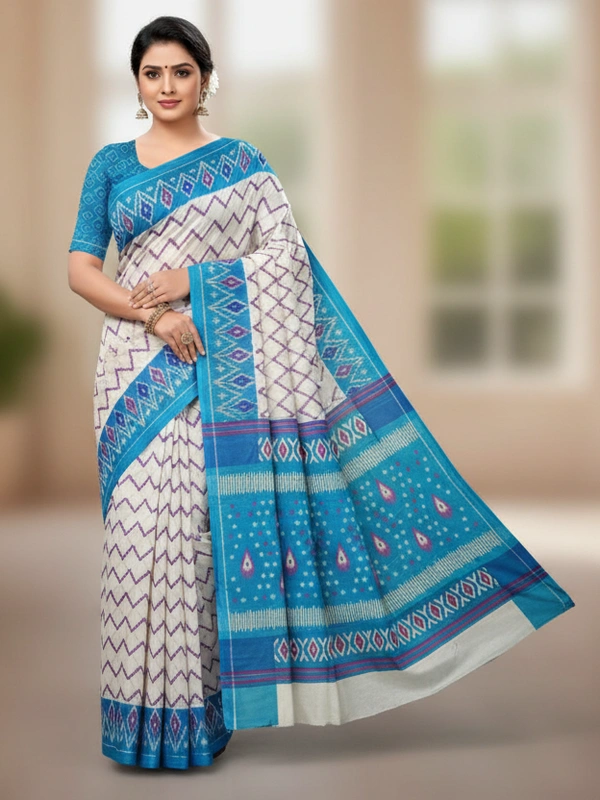 SKU0888 : Mulmul Cotton Saree, Lightweight saree - Hand Wash, No