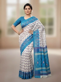 SKU0888 : Mulmul Cotton Saree, Lightweight saree - Hand Wash, No