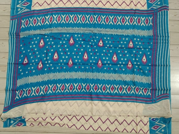 SKU0888 : Mulmul Cotton Saree, Lightweight saree - Hand Wash, No