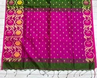 SKU-0825 : Elegant Handwoven Semi Silk Saree - Hand Wash, Yes