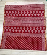 SKU1210 : Mulmul Cotton Saree, Lightweight saree - Hand Wash, No