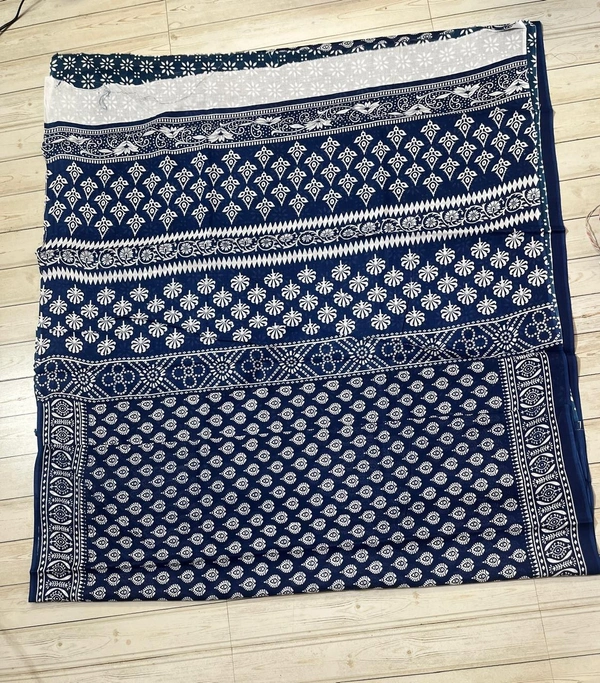 SKU1206 : Mulmul Cotton Saree, Lightweight saree - Hand Wash, No