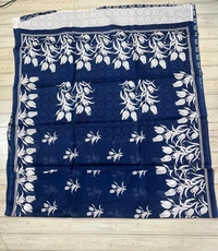 SKU1207 : Mulmul Cotton Saree, Lightweight saree - Hand Wash, No